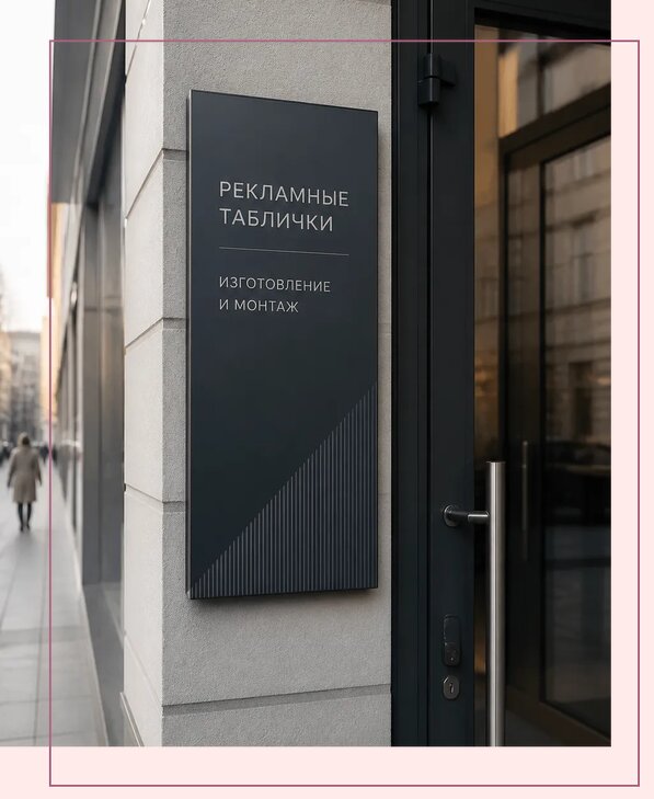 Рекламные таблички в Стерлитамаке по цене от 4635 р. | Аванза-Стм