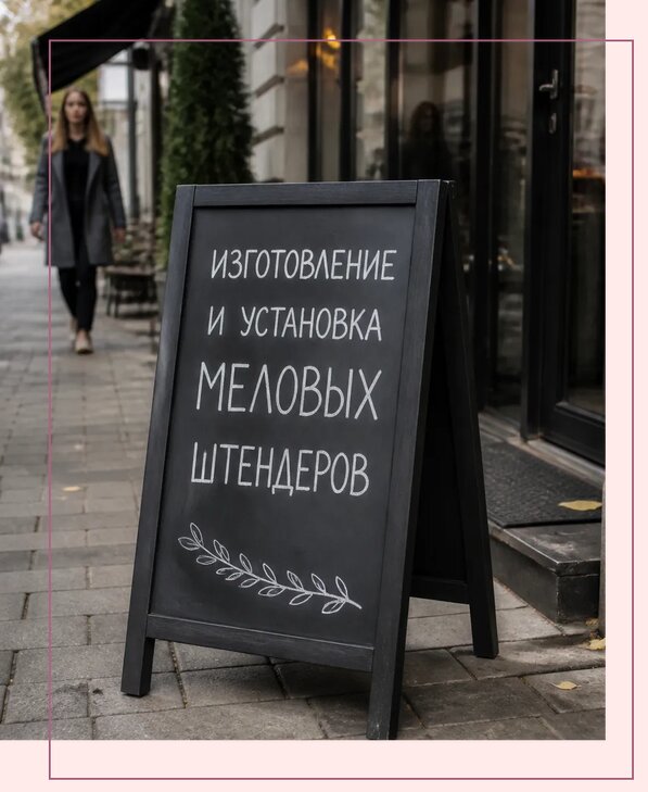 Меловые штендеры в Стерлитамаке по цене от 6694 р. | Аванза-Стм
